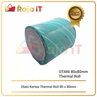 Kertas thermal 80 x 80 OTANI roll kertas antrian kertas parkir Kertas Kasir 80X80 (5 Roll)