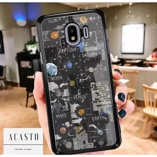 ACASTO Case Samsung J4 2018 motif fashion art aesthetic plane unik keren custom case casing pria & wanita semua tipe HP hardcase glossy