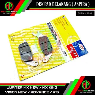 Discpad Dispad Disped belakang ASPIRA Kampas rem cakram belakang JUPITER MX NEW,MX KING,R15,R 15