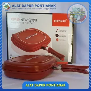 Happy Call Double Pan Original import Jumbo HC Asli Made in Korea 32cm HappyCall DoublePan Besar