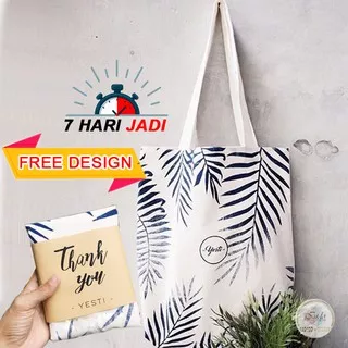 Tote Bag Souvenir Pernikahan Undangan Ucapan Terima Kasih Wedding Nikah Pertunangan Engagement