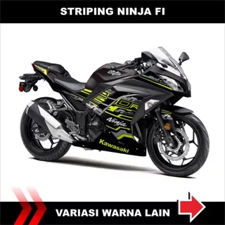 DECAL STRIPING STIKER NINJA 250 FI LAMA / OLD - STICKER VARIASI KAWASAKI NINJA 250 FI