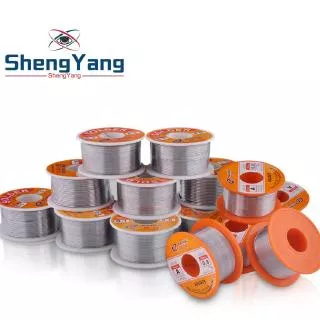 ShengYang 0.6/0.8/1/1.2/1.5MM 63/37 FLUX 2.0% 45FT Tin Lead Tin Wire Melt Rosin Core Solder Soldering Wire Roll For diy