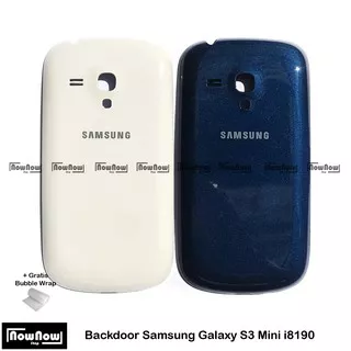 Backdoor Tutup Belakang Baterai Back Cover Casing Samsung Galaxy S3 Mini i8190