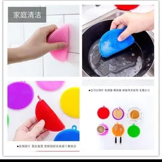 Spoon cuci silicone gelas piring mangkok panci serbaguna alat alat dapur