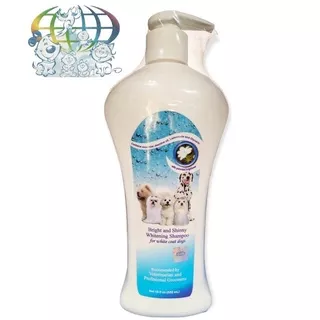 Shampo Pemutih Bulu Bright and Shinny Whitening Shampoo Anjing Kucing 532 ml Raid All