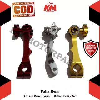 Paha Tarikan Rem CNC Belakang Tromol Variasi Beat Jupiter Vario Mio dll