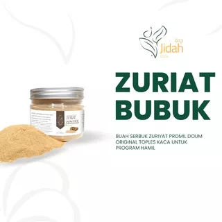 Zuriat Bubuk Buah Serbuk Zuriyat Promil Doum Original Toples Kaca untuk Program Hamil