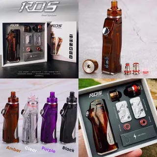 HOTCIG RDS 80W AUTHENTIC POD MOD KIT DAPAT ADAPTOR BUAT RDA COIL SAMA RPM COMPATIBLE MTL DTL SINGLE BATTERY 18650