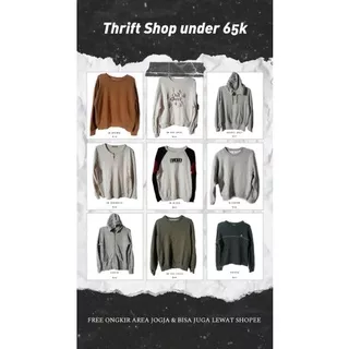 Thrift Sweater / Thrift Jaket / Adidas Sweater / Sweater Wanita / Jaket Wanita