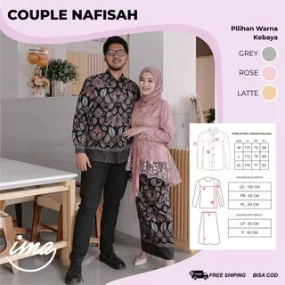 Kebaya batik couple nafisa 1, kebaya lamaran, seserahan, kebaya tunangan, kebaya wisuda, couple brukat setelan atasan batik, pakaian wanita terlaris, batik modern terlaris batik kondangan, baju wanita, set couple batik, kebaya tunik