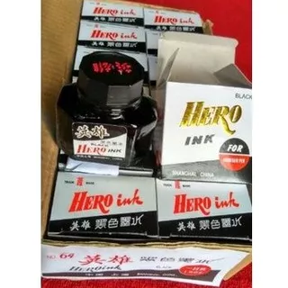 Tinta Hero Ink Original 59ml  . For All Fountain Pen. Tinta Pena Isi Ulang