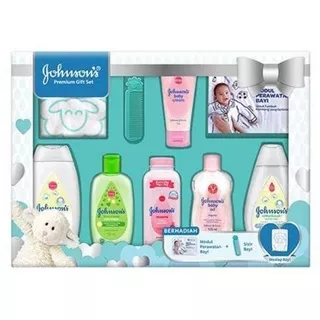 Johnson's Baby Shower Gift Box - Johnson Baby Stater Kit Gift Set - Staterkit GiftSet Bayi - Kado Bayi Baru Lahir - Hadiah Bayi - Paket Hadia Baru Lahir Bayi