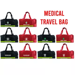Medical Travel Bag 2in1 Tas Perlengkapan Medis Bidan Kit PMI Homecare First Aid UKS KIT Emergency Kit P3K SAR First Aid Bisa Selempang n Jinjing
