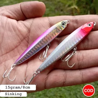 Sinking Pencil WTD 15g/8cm Swimbait Lure Umpan Pancing Casting WTD