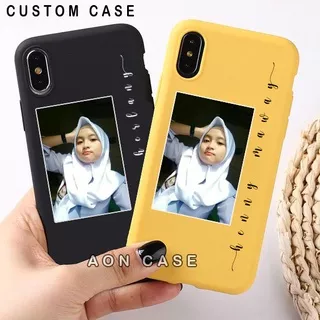 Custom Case Nama & Foto Bahan Softcase Tpu [For Oppo/Vivo/Realme/Xiaomi/Iphone/Samsung/Infinix/] Case Hp Custom - Custom Case Nama