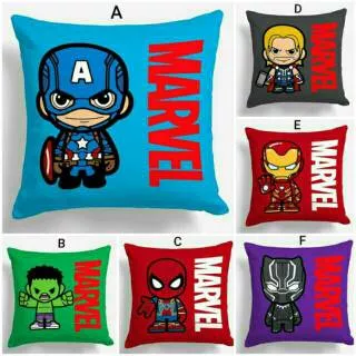 Bantal Sofa Marvel - Avengers Superhero Karakter Iron Man Hulk thor Captain America funko spiderman antman black panther dr strange