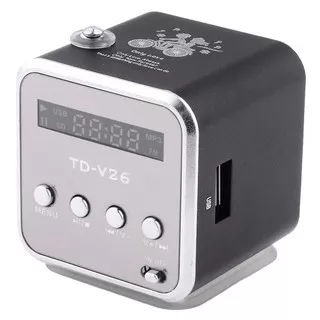 Speaker MP3 Player Mini Speaker Portable Speaker Mini Portabel FM Radio TF Card TD-V26 TD V26 TDV26 Speaker Bluetooth Speaker Aktif Speaker Bluetooth Portable Speaker Bluetooth Bass Speaker Bluetooth Mini Music Box Bluetooth Music Box Mini