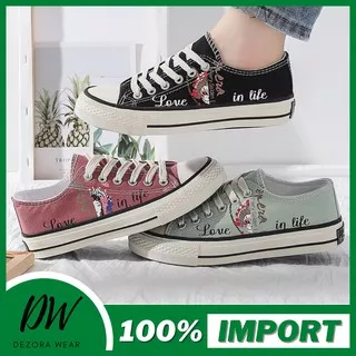 Sepatu Wanita Import Sport Olahraga Sneakers Wanita Slip On  Wanita Putih Wanita Terbaru  Kets Wanita Import Hitam Wanita Karet wanita Cewek Murah Sneaker Wanita Kekinian Running Wanita Korea Snekers Wanita Tali Lari Wanita Original 100% CUTE GLOW