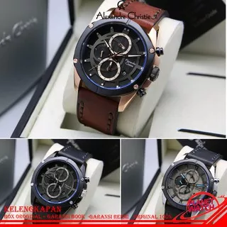 ALEXANDRE CHRISTIE PRIA ORIGINAL JAM TANGAN ALEXANDRE CHRISTIE PRIA JAM ALEXANDER CHRISTIE AC 6588 JAM TANGAN KULIT PRIA JAM AC ORI