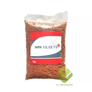 Pupuk NPK 15-15-15 TE Pak Tani 1kg Repack - NPK Paktani Merah - NPK Cabe / NPK Tomat / NPK Tanaman Hias