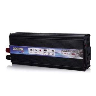 Power Inverter 2000 Watt Perubah DC 12V ke AC 220V Taffware Rectangle Car Inverter