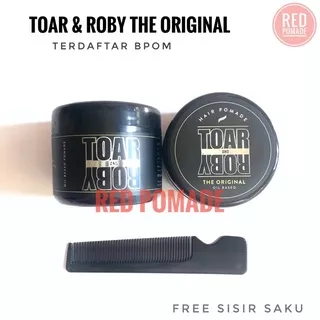 POMADE TOAR AND ROBY THE ORIGINAL MEDIUM HOLD OILBASED OIL BASED + FREE SISIR