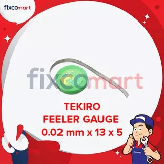  Tekiro Feeler Gauge Roll 0.02 Mm X 13 X 5 / Kaliper Celah