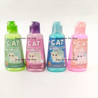 Sparkling Clean Cat Shampoo Kucing Wangi Parfum Shampo 2 in 1 dengan Kondisioner 150ml 150 ml