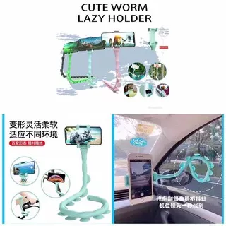 Cute Worm Lazy Holder Tripod Flexibel Holder 360