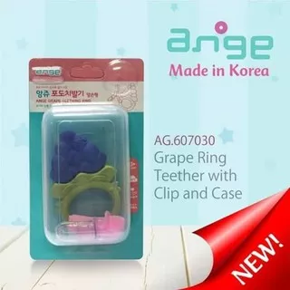 Ange Grape Ring Teether With Case and Clip AG607030