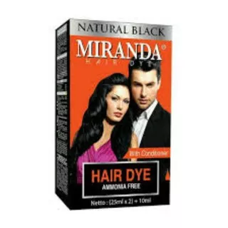 Miranda Hair Dye Natural Black