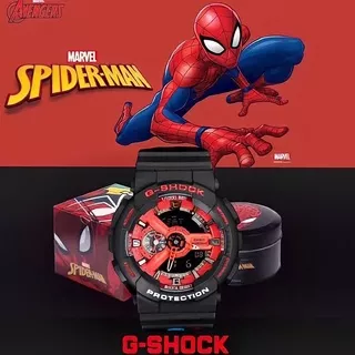 JAM TANGAN CASIO G/SHOCK MODEL TYPE SPIDERMAN / GSHOCK MODEL TYPE SPIDERMAN / JAM DIGITAL ANALOG