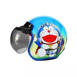 Helm Anak Model Bogo Karakter Doraemon