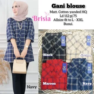 Gani blouse atasan top cotton yanded busui