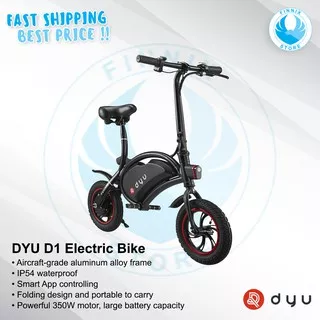 Sepeda Listrik F-Wheel DYU D1 Electric Folding Bike Apps Control