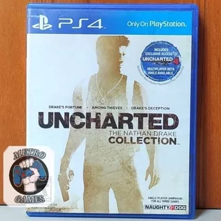 PS4 Kaset Uncharted Collection PS4 The Nathan Drake Collections Playstation PS 4 5 UC Uncarted Cd Bd Game Colection 1 2 3 Koleksi a thief thiefs end among thieves drakes deception fortune lost legacy