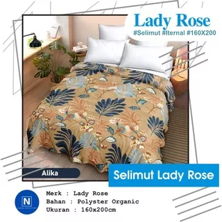 Selimut LADYROSE LADY ROSE Ukuran 160x200cm By Internal Group Lembut Adem Tebal dan Halus