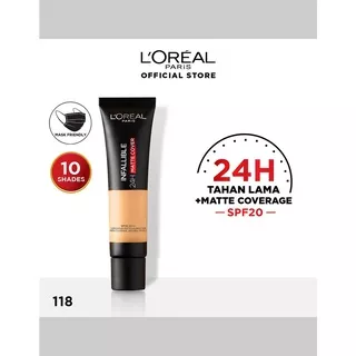 L'Oreal Foundation Infallible 24H Matte 118 Rose Linen 106398357