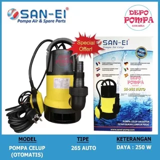 Pompa Celup SAN EI 265 AUTO / Pompa Air Kolam / Pompa Penguras