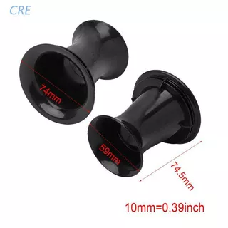 CRE  2PCS Speaker Port Tube Bass Reflex Vent Ventilation Connector 4-6 65x74.5mm Subwoofer Woofer Box Accessories