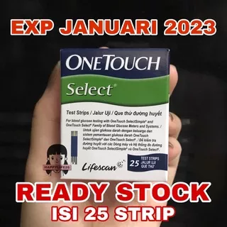Strip one touch select test ORIGINAL READY STOCK LANGSUNG KIRIM isi 25 atau 10