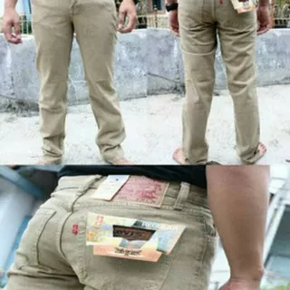 #Celanapangsi #Celanapanjang #Celanapria #Celanahaji NP786 celana panjang jeans standar levis cream