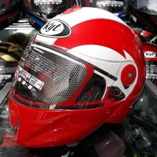 Helm KYT X Rocket Merah Putih