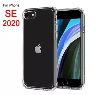 Soft Case Silikon Apple Iphone 7 Plus / 8 Plus dan Iphone 7 / 8 / Iphone SE 2020 / Iphone SE 2022 Bening transparant