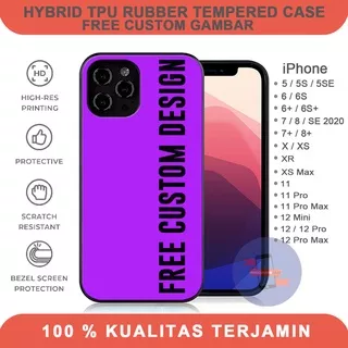Custom Casing Soft Case Tempered Case Custom Apple iPhone 5 - 5S 6 6 Plus 7 8 SE 2020 7 - 8 Plus X XS XR XS Max 11 11 Pro 11 Pro Max 12 Mini Pro Pro Max Custom Soft Case Case