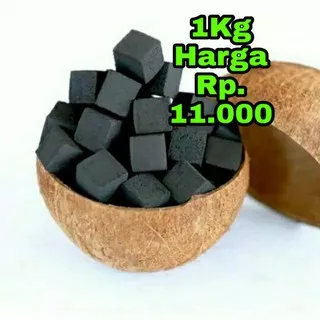 BRIKET ARANG BATOK KELAPA BBQ 1kg Isi 66 butir