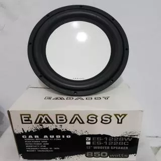 Subwoofer speaker embassy 1228 W 1228W 12 inch 12inch 12 double coil
