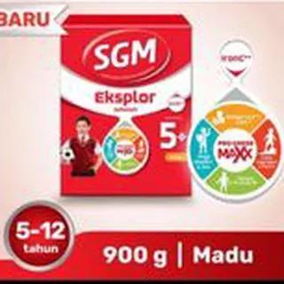 SGM Eksplor 5 Plus Susu Pertumbuhan 5-12 Thn Madu 900g