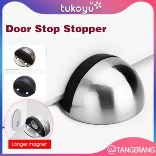 Stainless Steel Door Stop Stopper Ganjal Tahan Pintu/Alat Door Stop Stopper/Keong Penahan Pintu Lantai